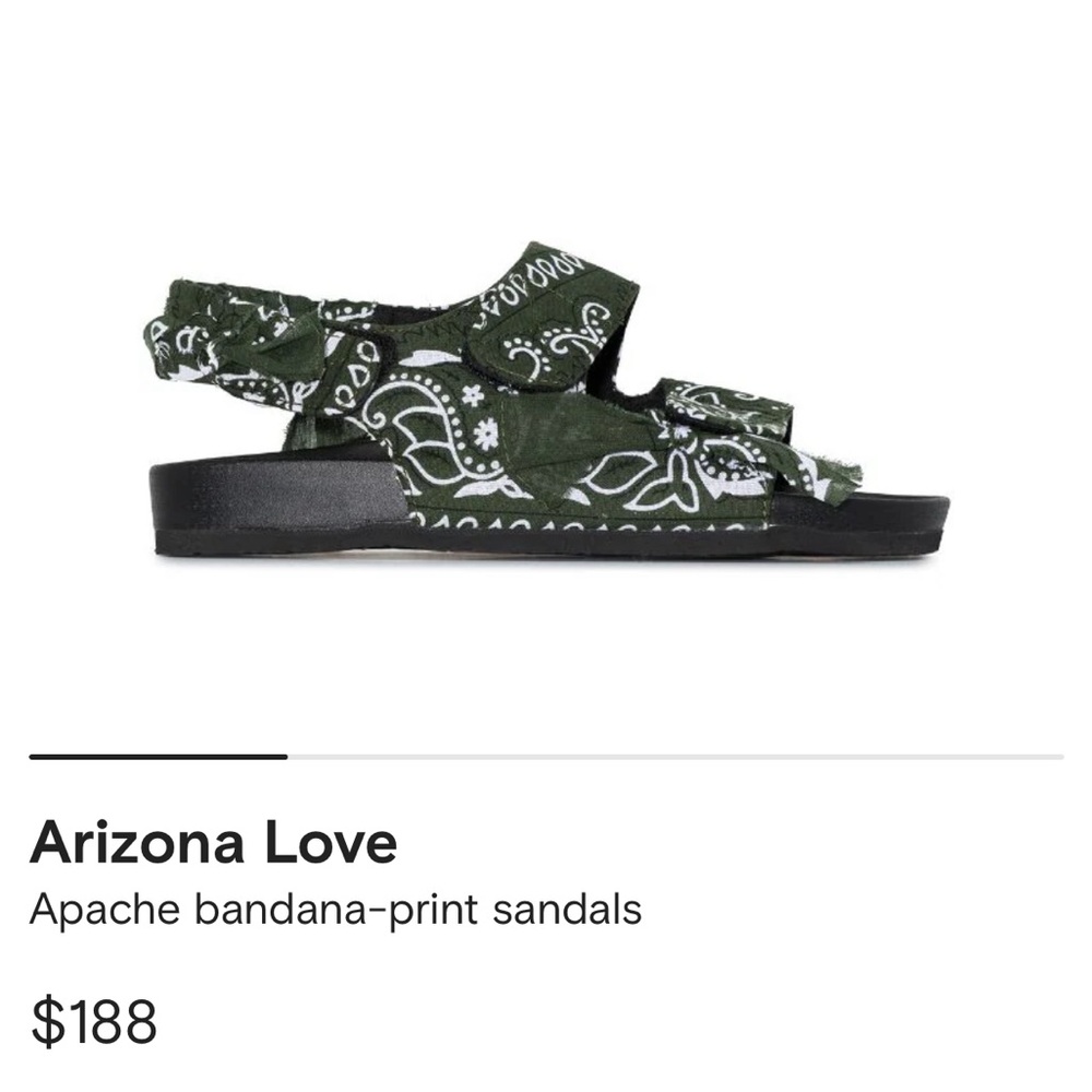 Arizona Love Apache Bandana Print Sandals